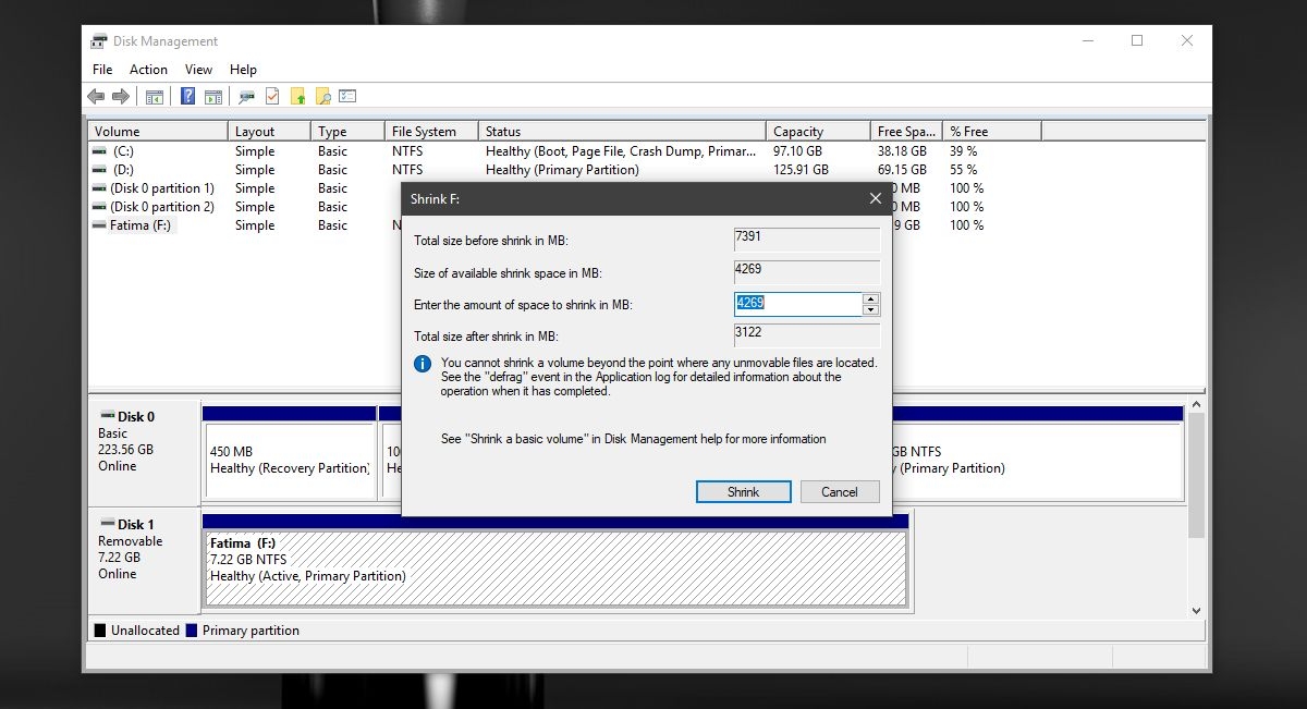 cách phân vùng thẻ nhớ