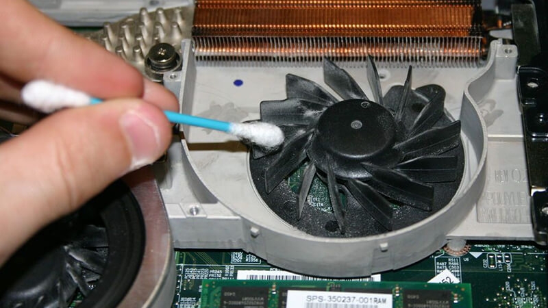 vệ sinh quạt laptop