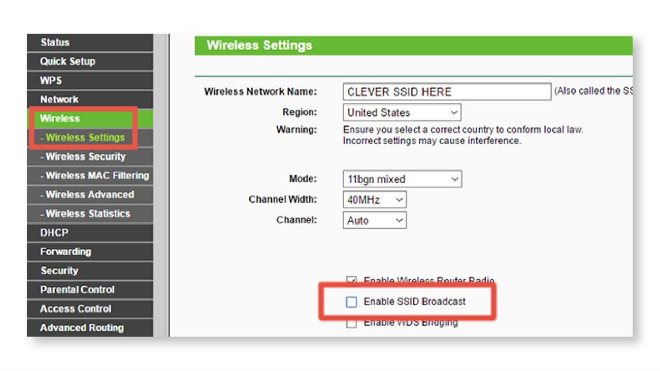 cách ẩn sóng Wi-Fi