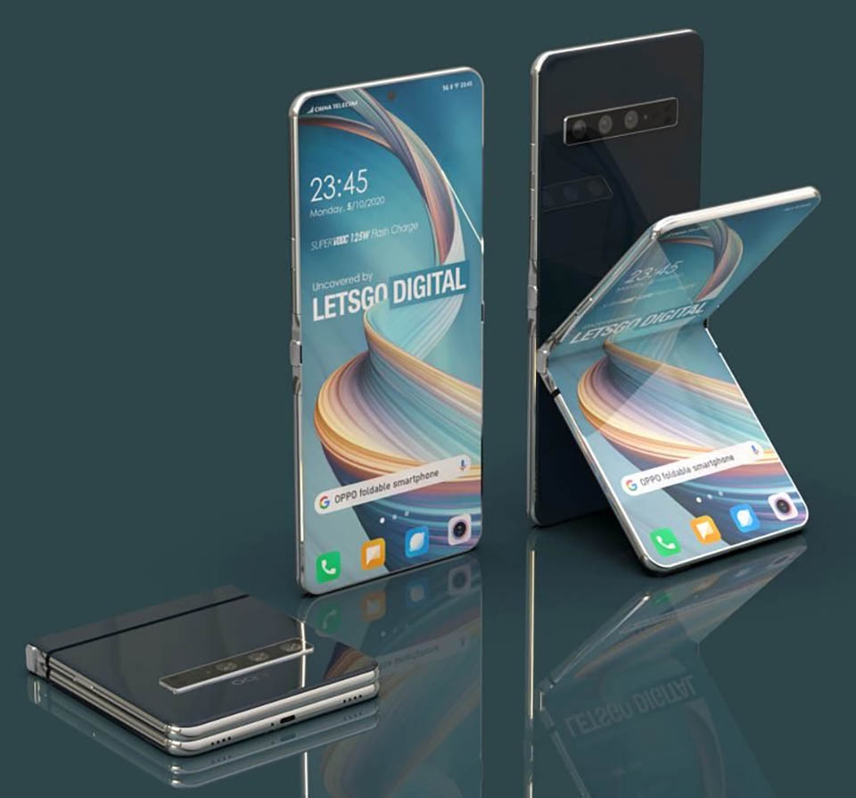 Bằng sáng chế OPPO về smartphone màn hình gập dọc (ảnh 4)