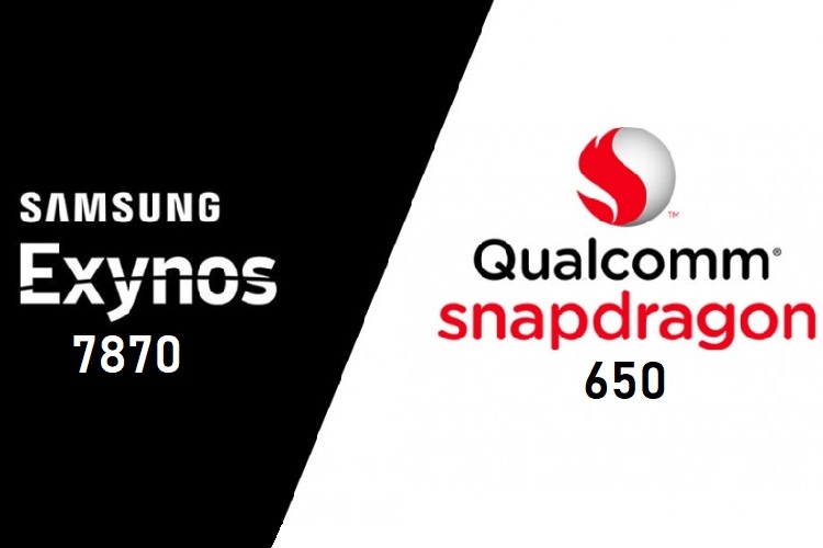So sánh Exynos 7870 và Snapdragon 650: Chiến thắng thuộc về ai?