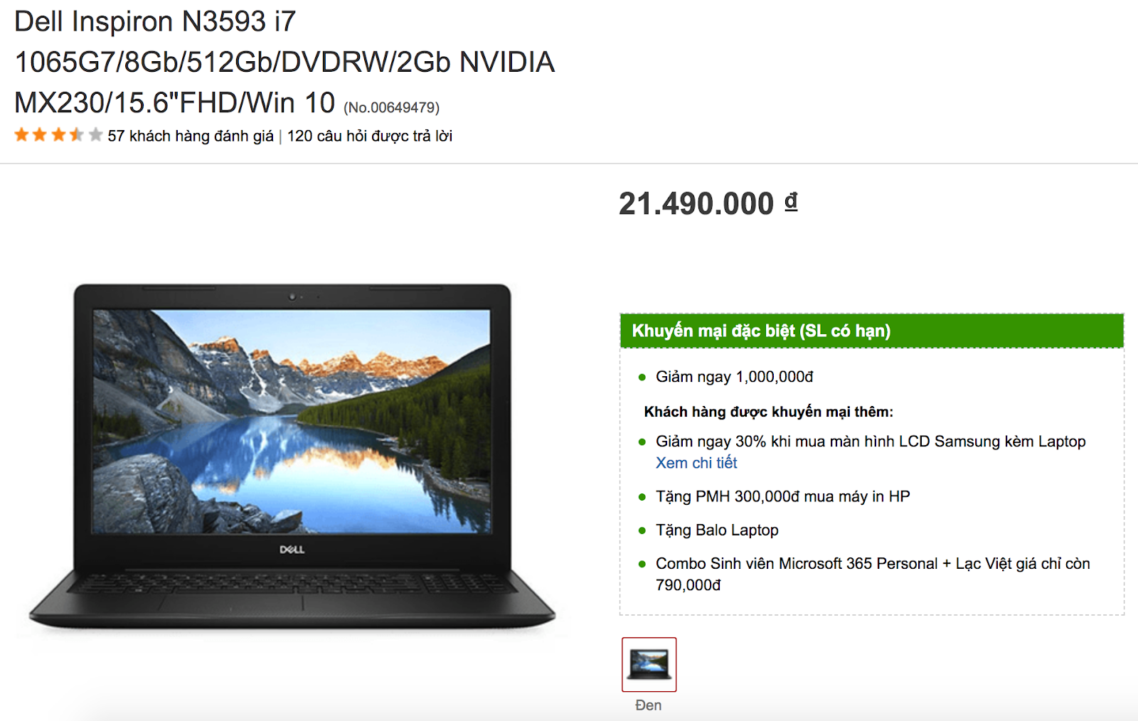 Dell Inspiron N3593