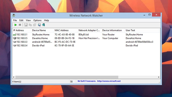 wireless network watcher