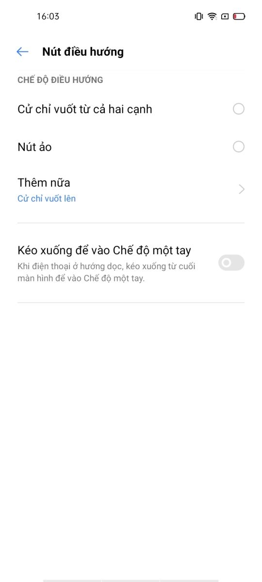 Tuỳ chỉnh nút điều hướng