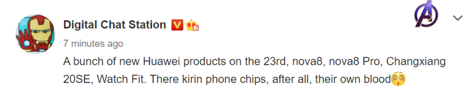 Huawei Nova 8 và Nova 8 Pro sẽ ra mắt vào ngày 23/12 Huawei Nova 8 và Nova 8 Pro sẽ ra mắt vào ngày 23/12