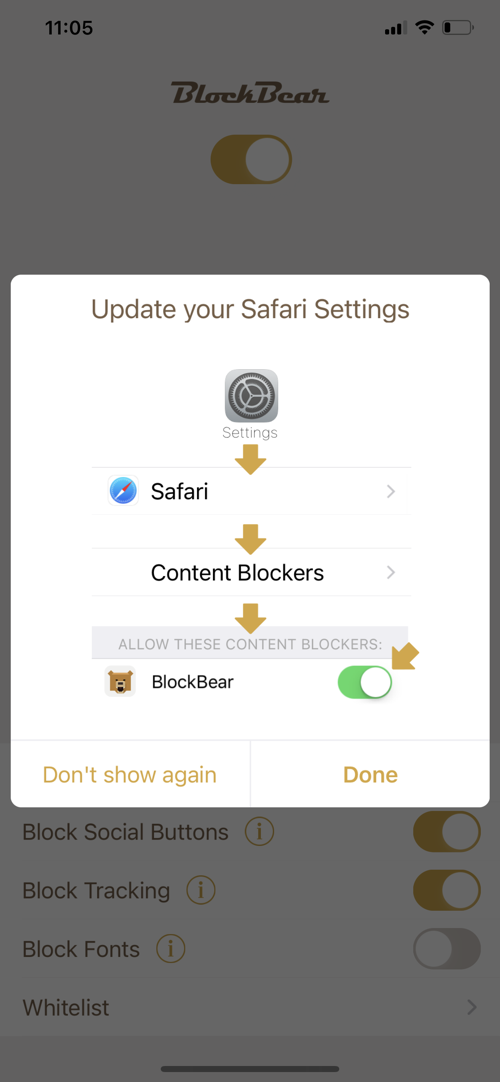 Giao diện BlockBear
