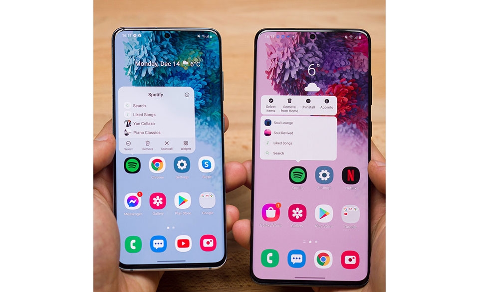 Nhấn đúp để khóa màn hình và giữ lâu để thêm widget Nhấn đúp để khóa màn hình và giữ lâu để thêm widget