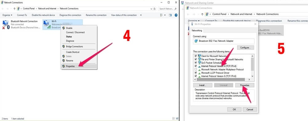 chỉnh cấu hình DNS