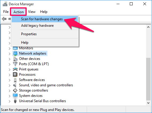 cài đặt network adapter