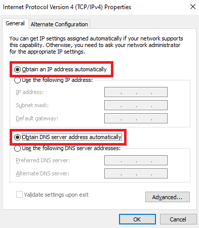 kiểm tra địa chỉ IP