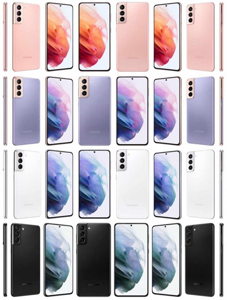 Ảnh render Galaxy S21