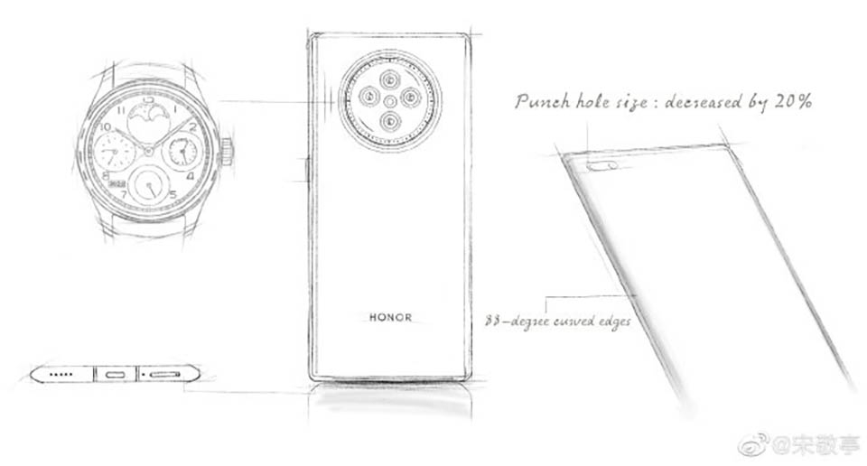 Honor V40 lộ ảnh render (ảnh 2)