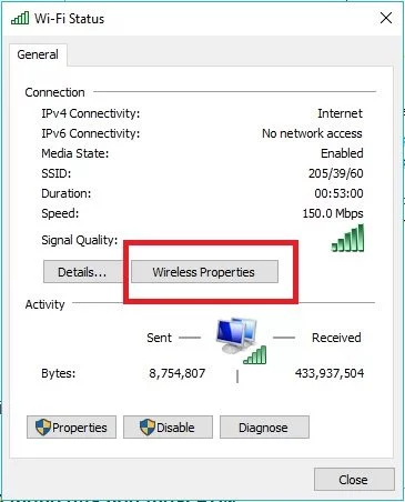 xem mật khẩu Wi-Fi đã kết nối trên Windows 10 - hình 3