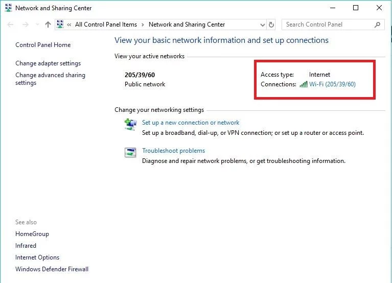 xem mật khẩu Wi-Fi đã kết nối trên Windows 10 - hình 2