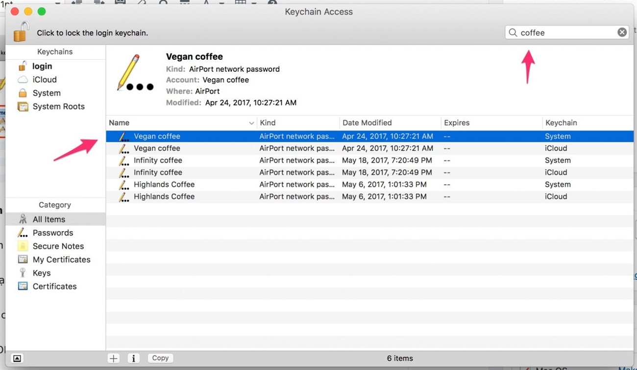 xem mật khẩu wifi đã kết nối trên macos - hình 3