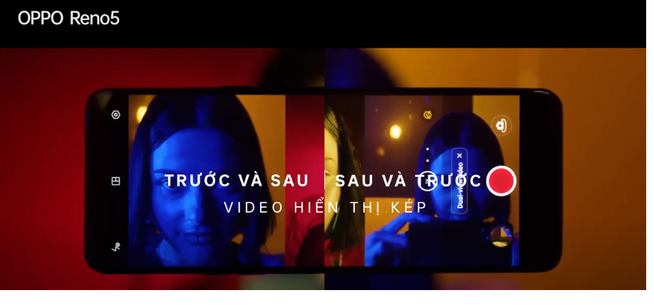 Video hiển thị kép của OPPO Reno5