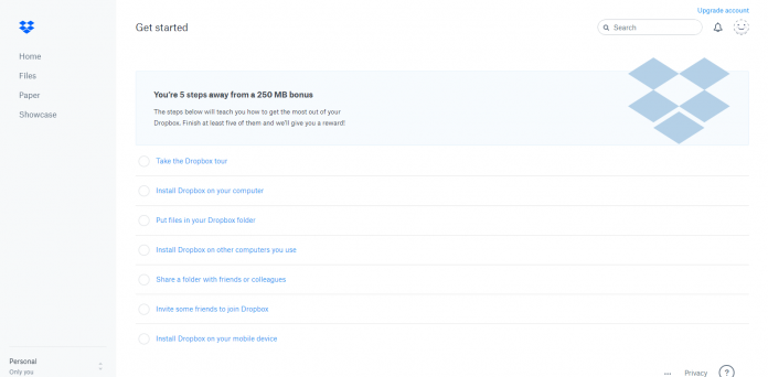 hướng dẫn làm quen với dropbox