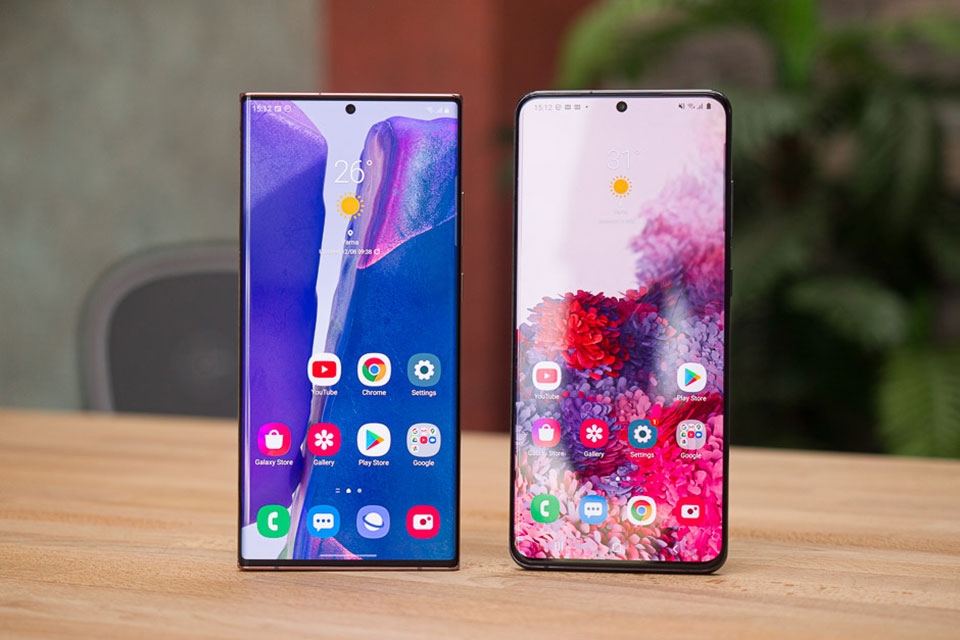 Galaxy Note 20 Plus vs Galaxy S20 Ultra Galaxy Note 20 Plus vs Galaxy S20 Ultra
