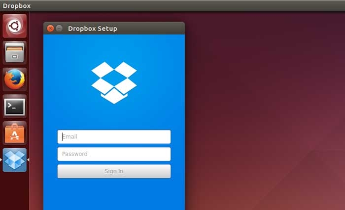 dropbox trên linux