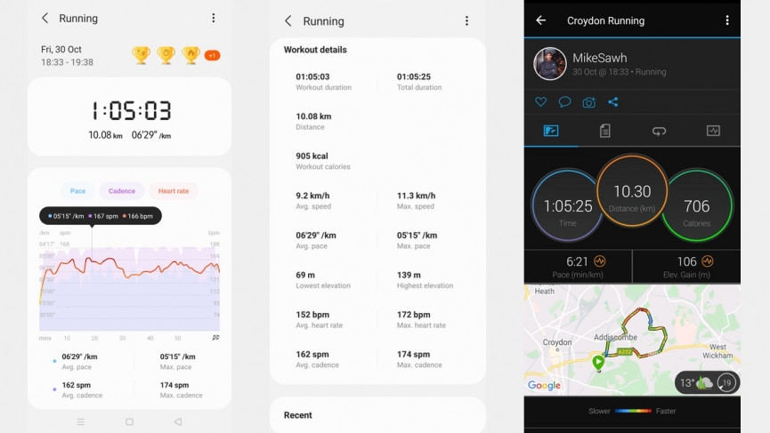 Samsung Galaxy Fit 2 | Các chế độ tập luyện