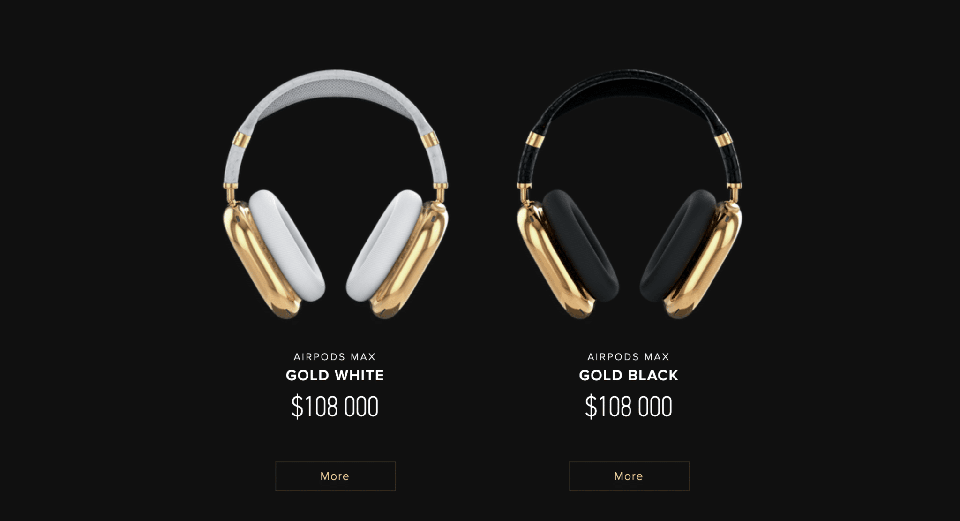 AirPods Max mạ vàng (ảnh 1)