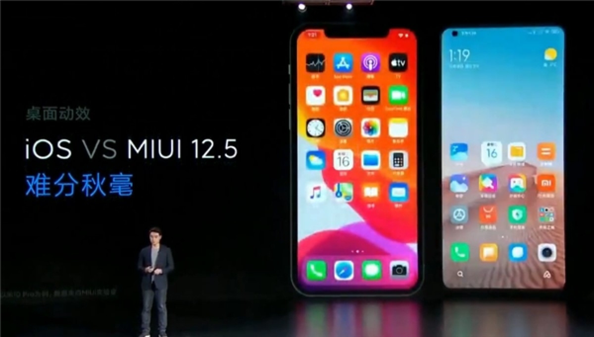 Xiaomi so sánh MIUI 12.5 với iOS của Apple Xiaomi so sánh MIUI 12.5 với iOS của Apple