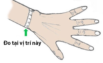 Các size đồng hồ đeo tay phổ biến