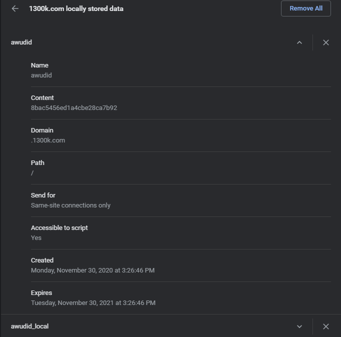 Cách lấy cookie google chrome - Bước 4