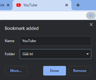 cách lưu trang web trên google chrome - bước 6