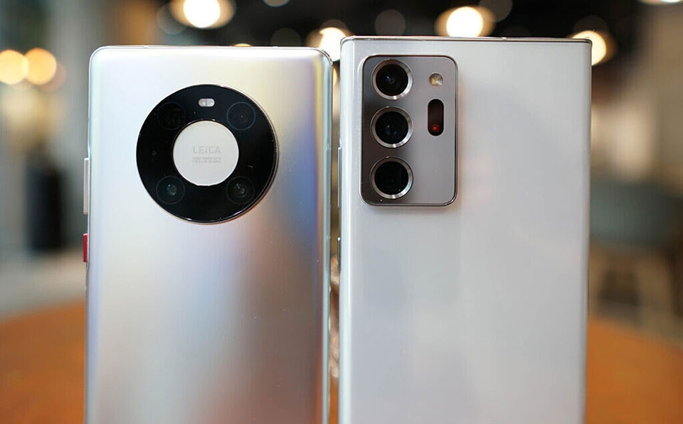 Samsung Galaxy Note 20 Ultra vs Huawei Mate 40 Pro