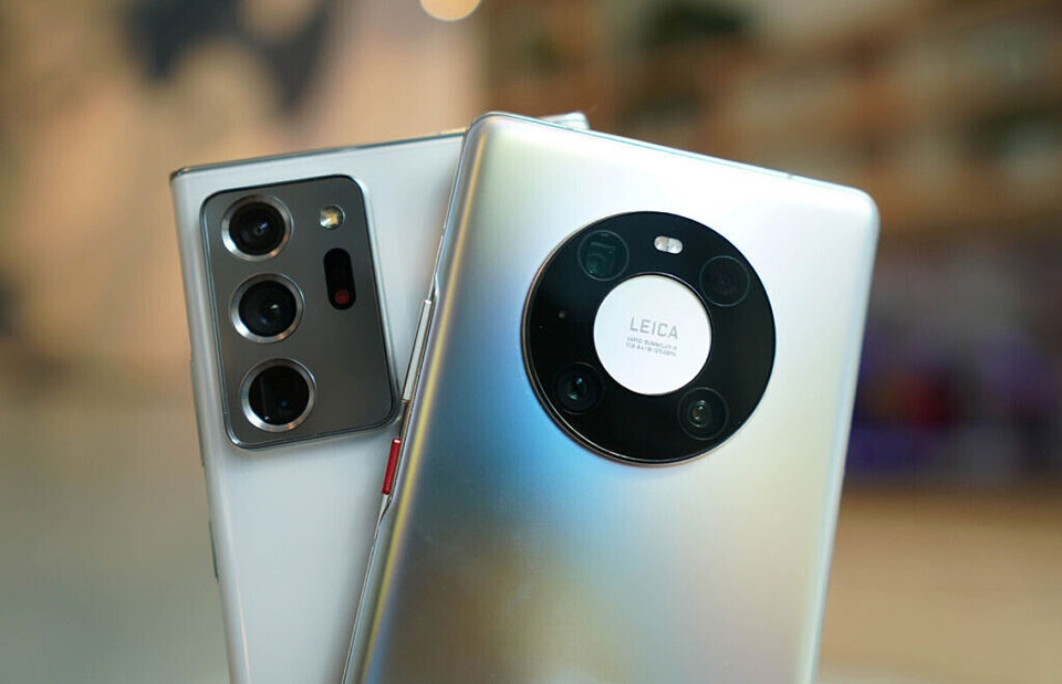 Samsung Galaxy Note 20 Ultra vs Huawei Mate 40 Pro