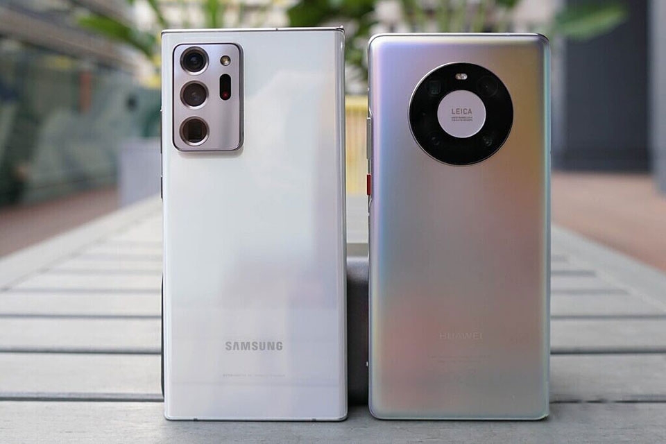 Samsung Galaxy Note 20 Ultra vs Huawei Mate 40 Pro
