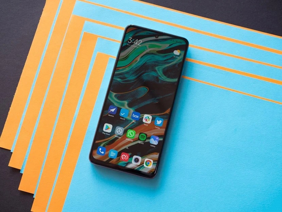 Thiết kế màn hình Xiaomi Mi 10i