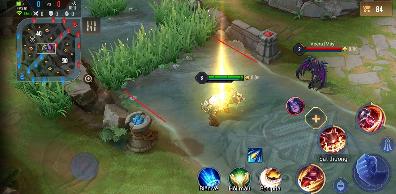 Tận dụng tài nguyên trong trận