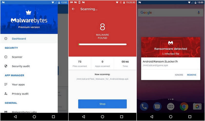 ung dung diet virus cho Android
