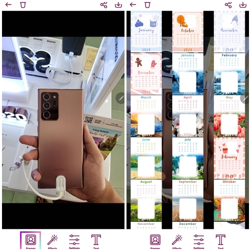 Chọn ảnh từ thư viện ảnh