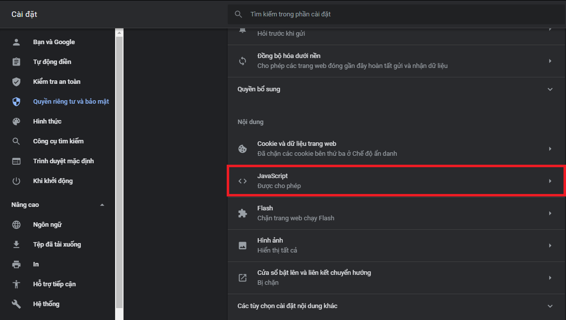 Cách khắc phục lỗi Google Chrome không hiển thị hình ảnh 3