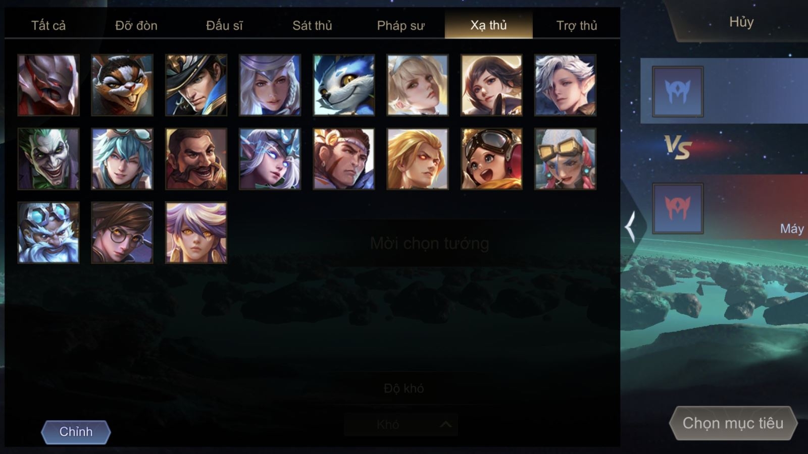 Các vị tướng xạ thủ