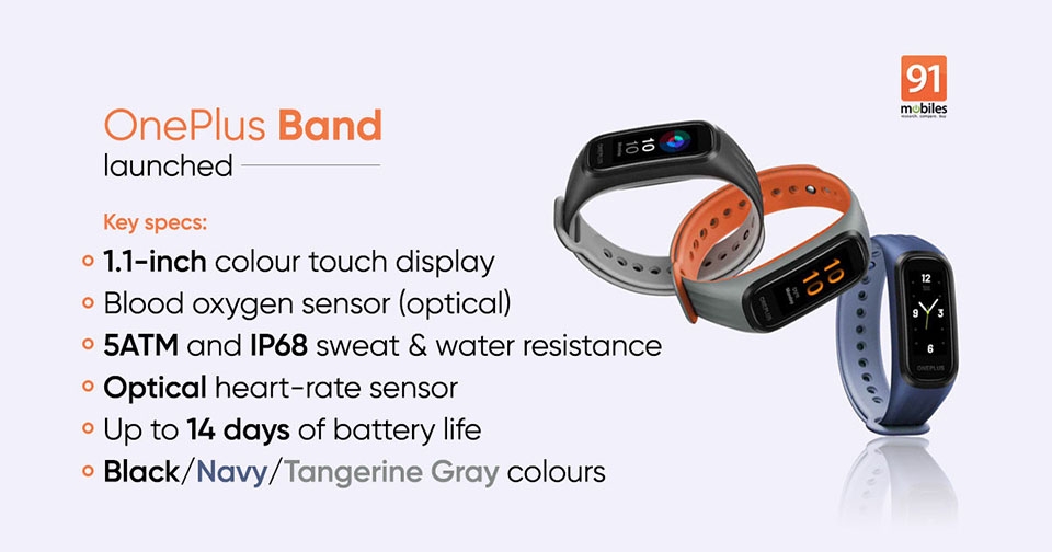 Thông số OnePlus Band Thông số OnePlus Band