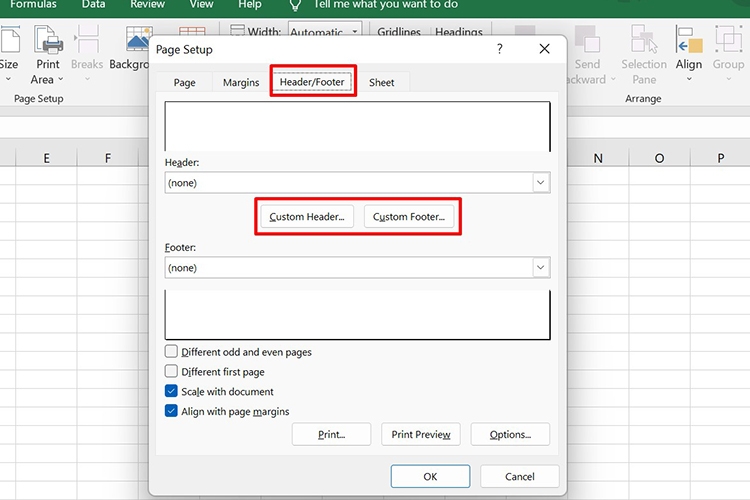 Tổng hợp 5 cách đánh số trang trong Excel (hình 8)