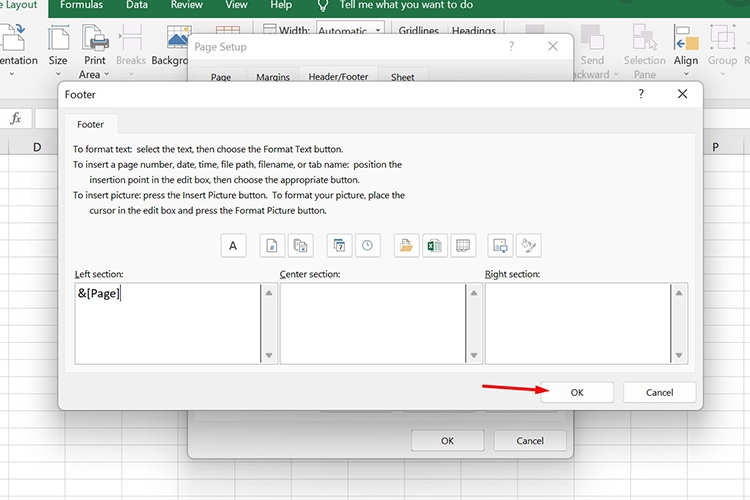 Tổng hợp 5 cách đánh số trang trong Excel (hình 9)