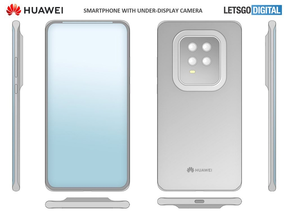 Huawei phát triển smartphone có camera ẩn dưới màn hình