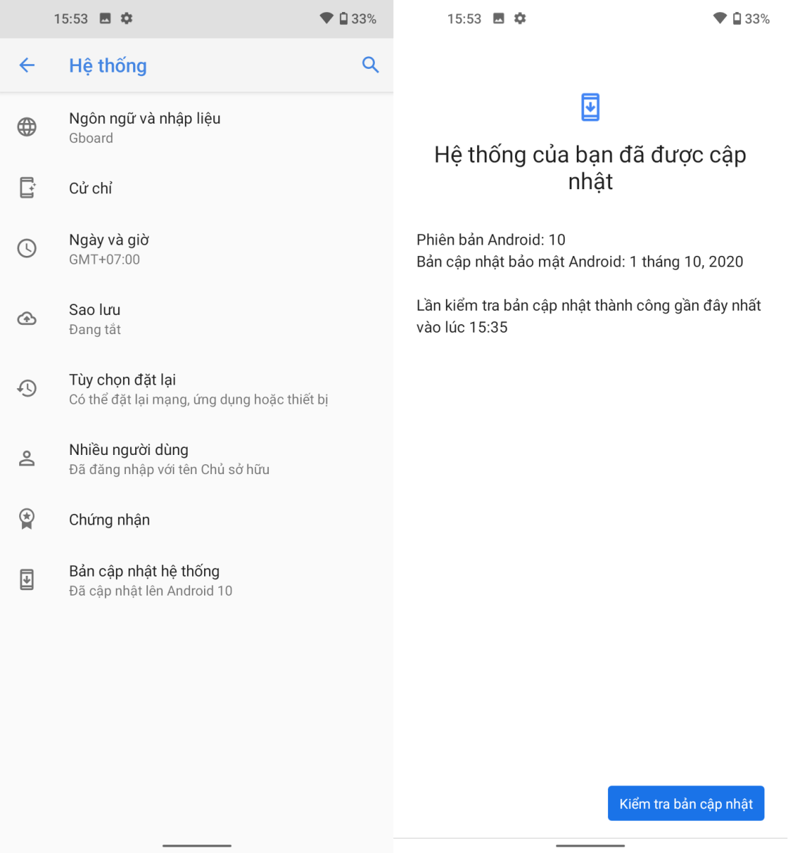 Kiểm tra cập nhật hệ thống thường xuyên trên Nokia 5.4