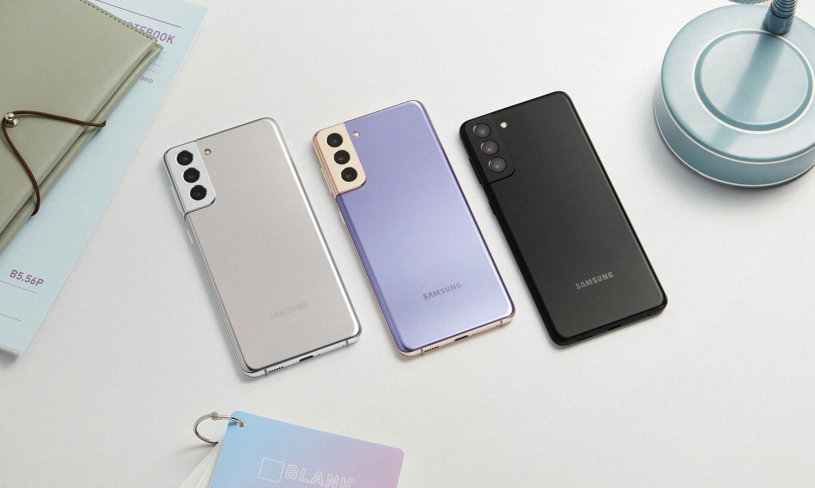 Các tùy chọn màu sắc của Samsung Galaxy S21+ 3