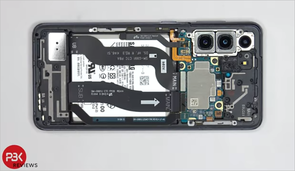 Mổ bụng Galaxy S21 5G (ảnh 2) Mổ bụng Galaxy S21 5G (ảnh 2)