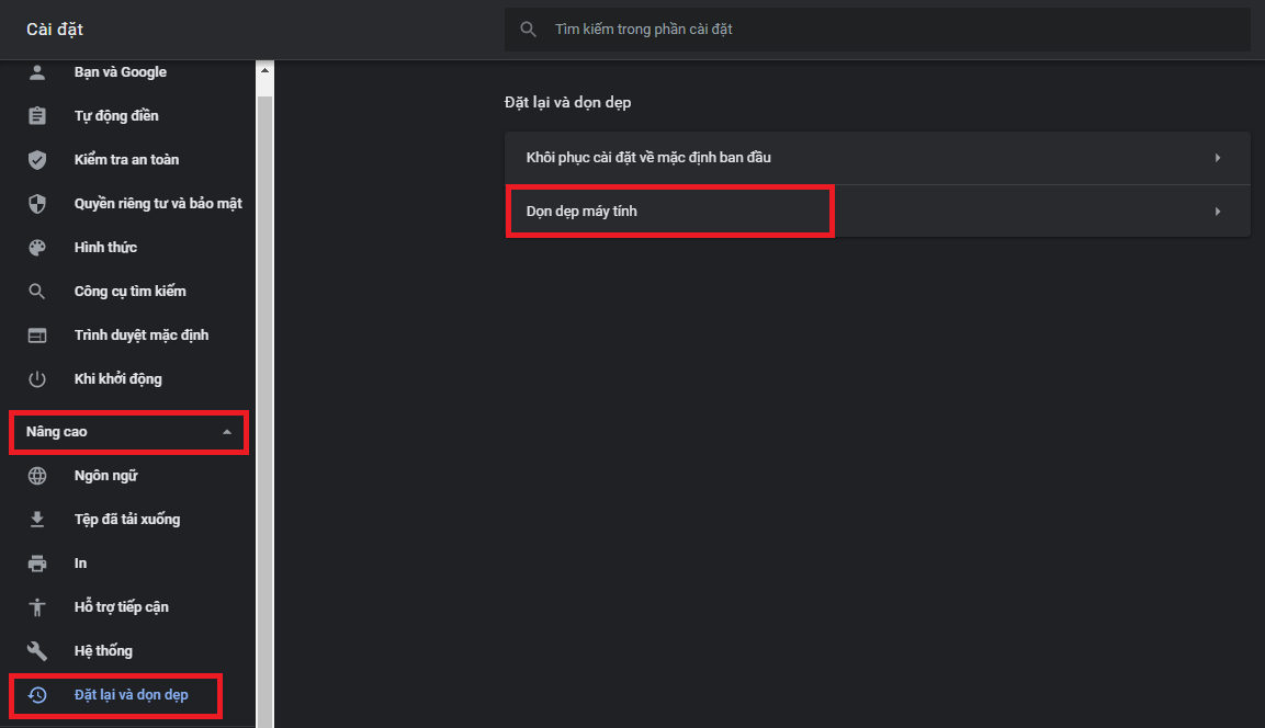 Cách xử lí khi Chrome bị dính virus quảng cáo