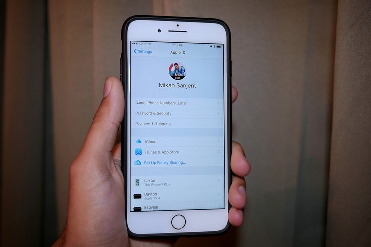 Thay đổi số điện thoại xác minh iCloud
