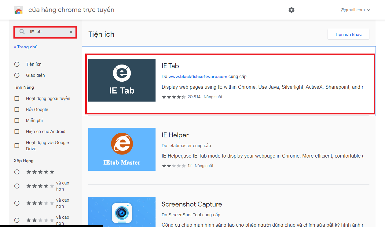 cài IE Tab trong google chrome - hình 3