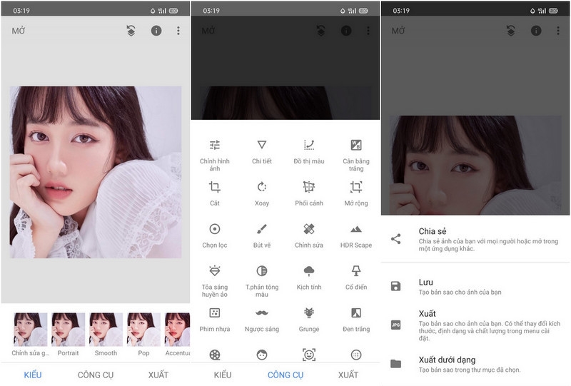 ung dung chinh sua anh cho android