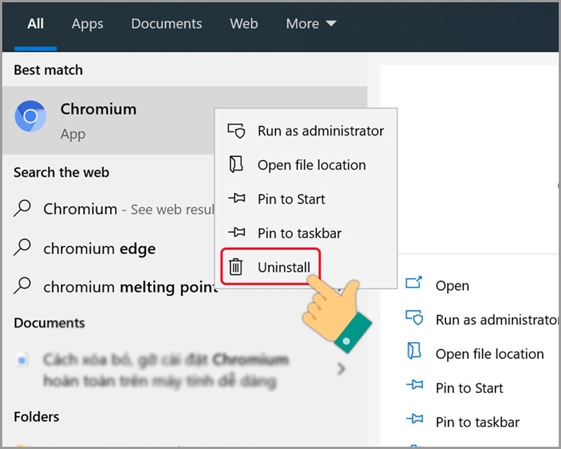 xóa Chromium khỏi Windows 10 - hình 2